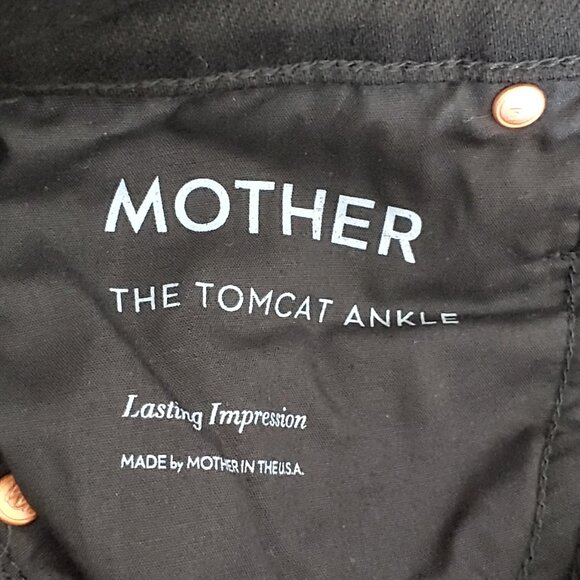MOTHER The Tomcat High Rise Ankle Straight Jeans in Lasting Impression - Picture 9 of 13